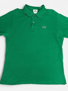 LACOSTE Men’s Royal Green Short Sleeve Polo Size 5 (US M Medium) Pre-Owned